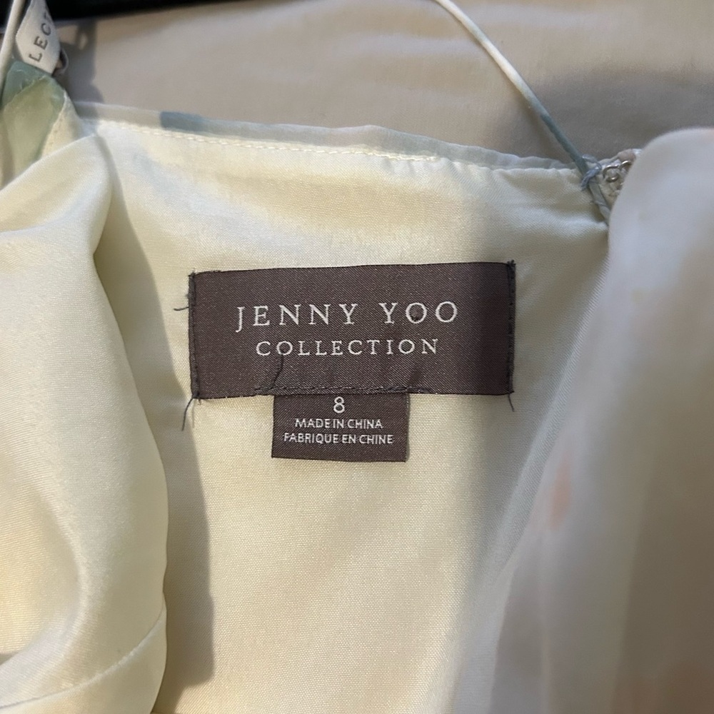 Anthropologie Jenny Yoo size 8 Liana Chiffon Maxi Special Occasions Dress - Picture 16 of 16